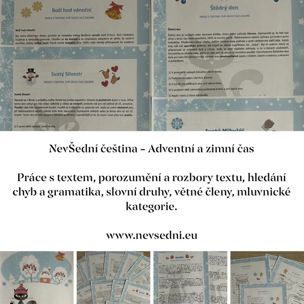 NevŠední čeština – Adventní a zimní čas
