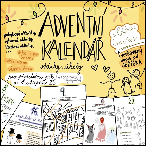 ADVENTNÍ KALENDÁŘ - otázky a úkoly