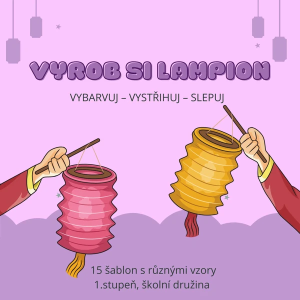 Vyrob si papírovou lucernu (sv. Martin)