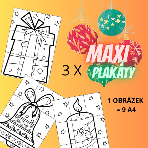 Vánoční MAXI plakáty