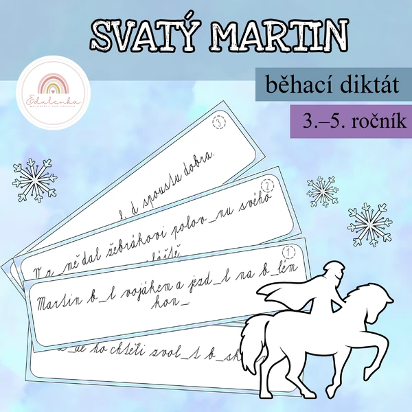 Svatý Martin - běhací diktát