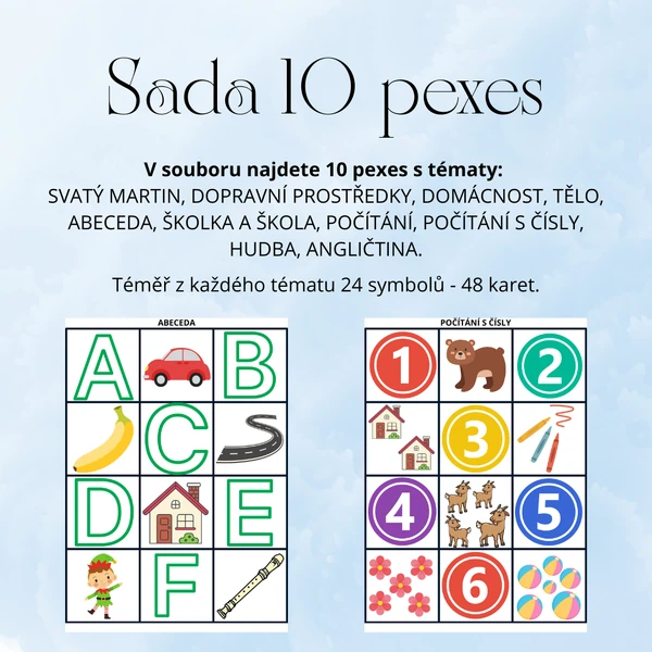 Sada 10 pexes