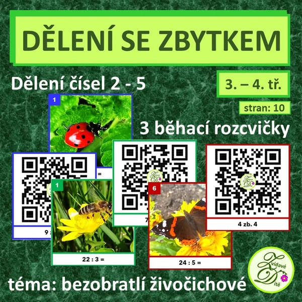 Dělení se zbytkem s QR kódy