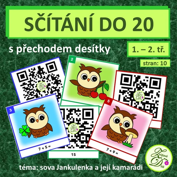 Sčítání do 20 s QR kódy