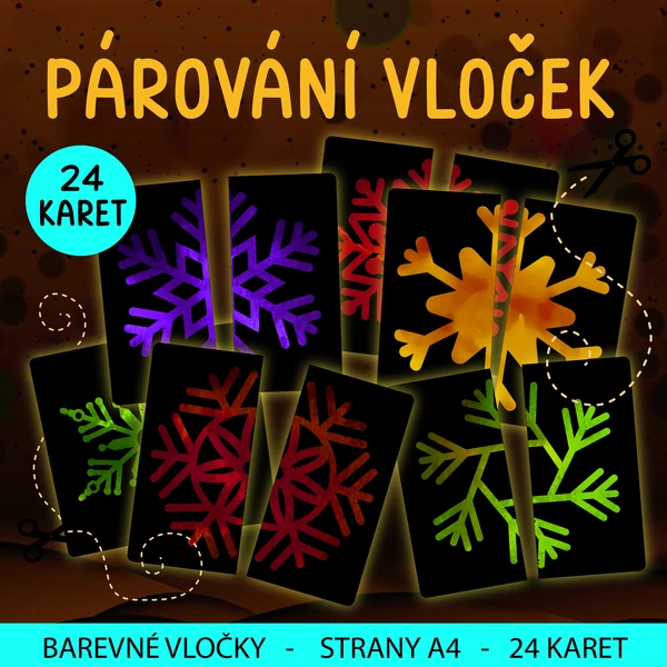 Párování sněhových vloček
