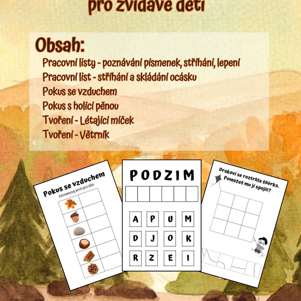 Podzimní aktivity pro zvídavé děti