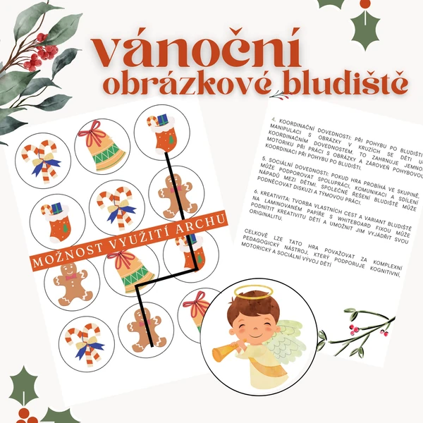 OBRÁZKOVÉ VÁNOČNÍ BLUDIŠTĚ