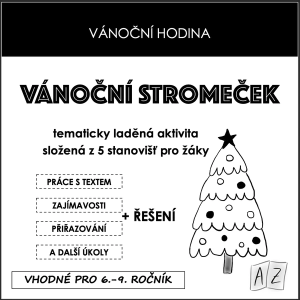 Vánoční hodina - VÁNOČNÍ STROMEČEK