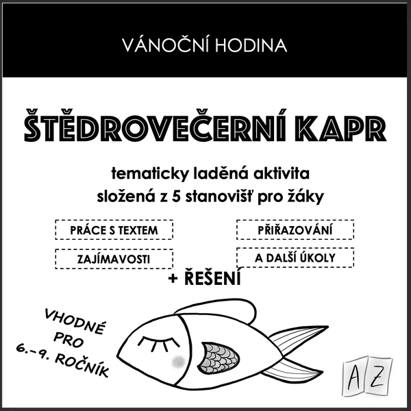 Vánoční hodina - ŠTĚDROVEČERNÍ KAPR