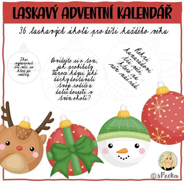 Laskavý adventní kalendář