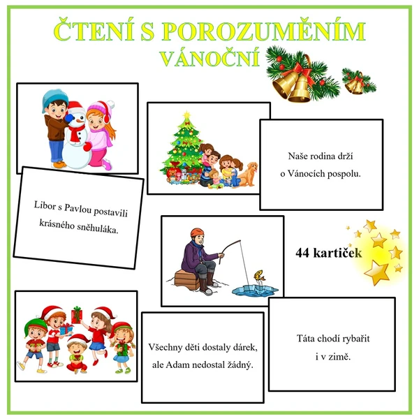 Čtení s porozuměním - vánoční