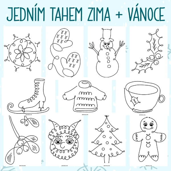 Jedním tahem - Zimní