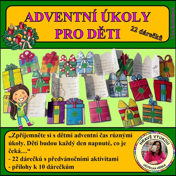 ADVENTNÍ ÚKOLY PRO DĚTI