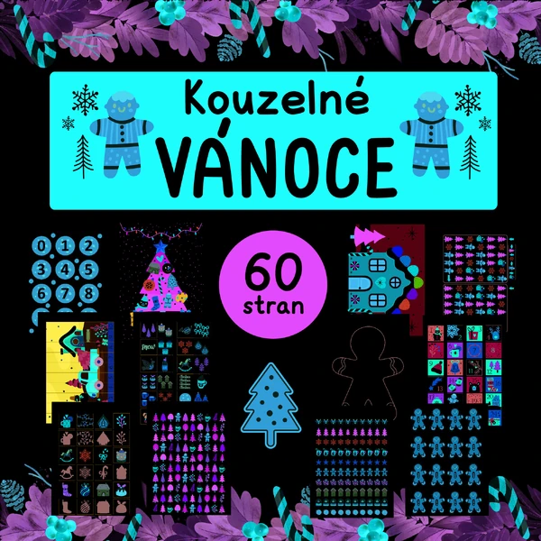 Vánoce (hry, šablony, chaloupka, kalendář)