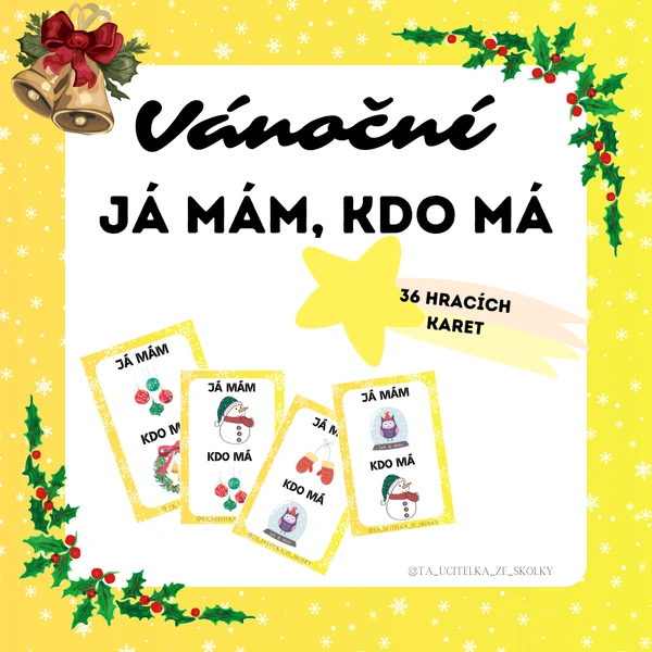 Vánoční JÁ MÁM, KDO MÁ 