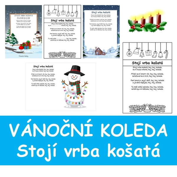 Vánoční koledy - Stojí vrba košatá