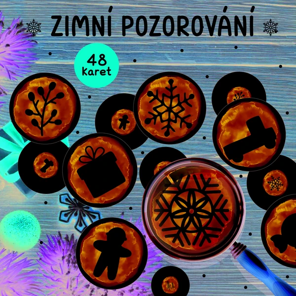 Zimní pozorování s lupou