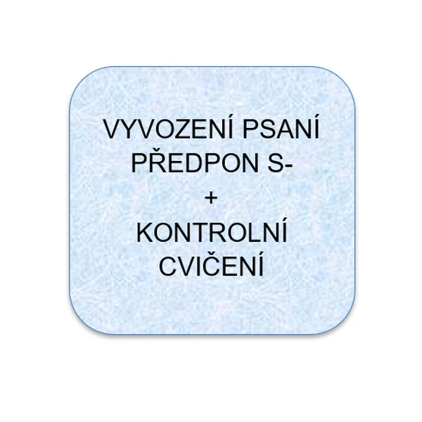 Vyvození psaní předpon s-