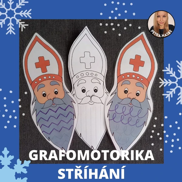 Mikulášská legenda, grafomotorika a stříhání