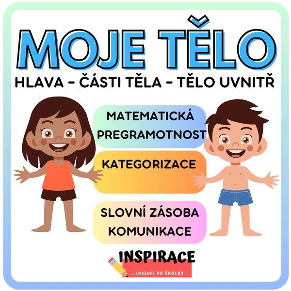 MOJE TĚLO - kategorizace (hry s kartičkami)