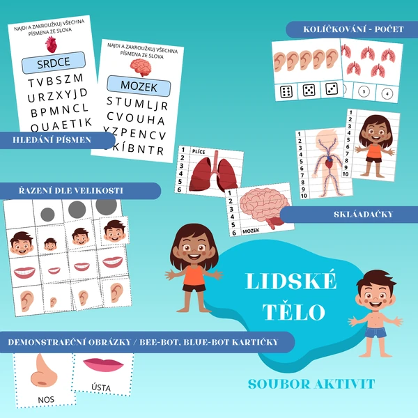 LIDSKÉ TĚLO - soubor aktivit