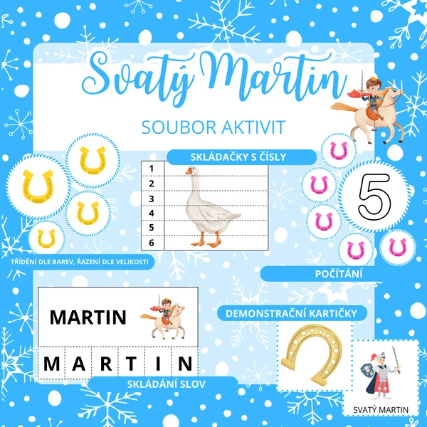 SVATÝ MARTIN - soubor aktivit