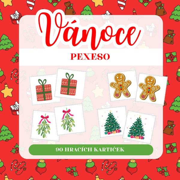 VÁNOCE - pexeso