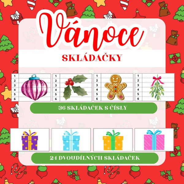 VÁNOCE - skládačky
