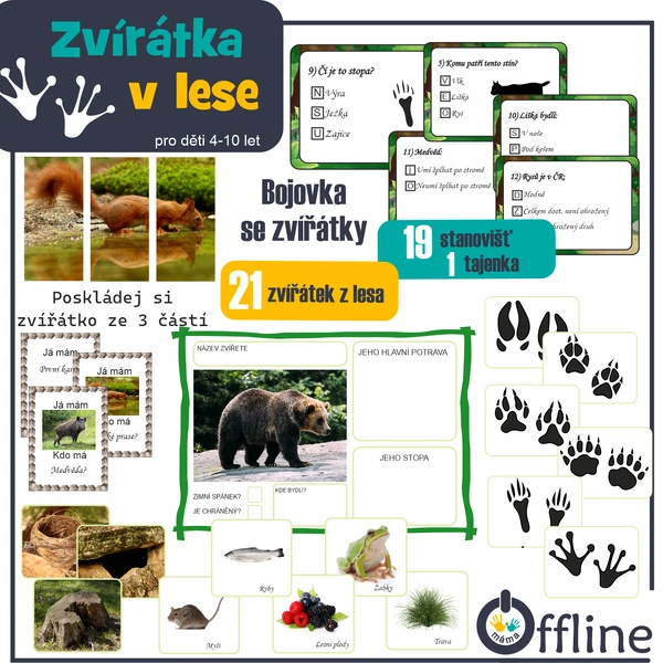 Zvířátka z lesa