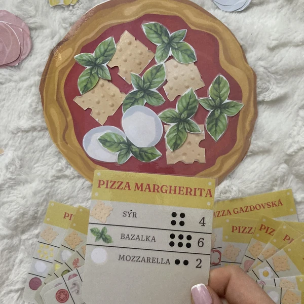 Pizza, Pečení, Vaření, didaktická hra, matematika, MŠ, povolání, pekař, pracovní činnosti
