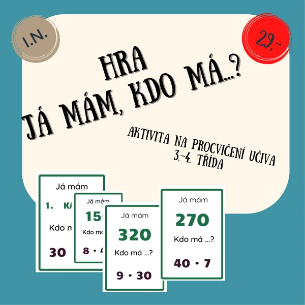 Já mám, kdo má...? Násobilka
