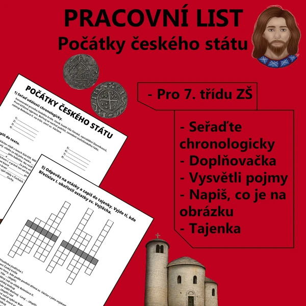 Pracovní list - Počátky českého státu