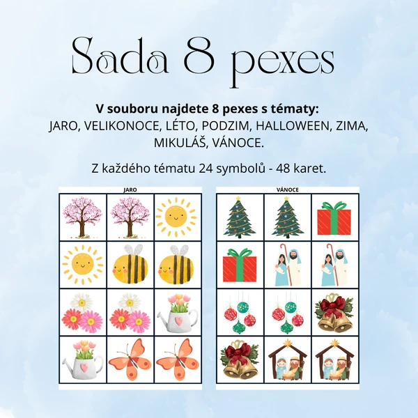 Sada 8 pexes
