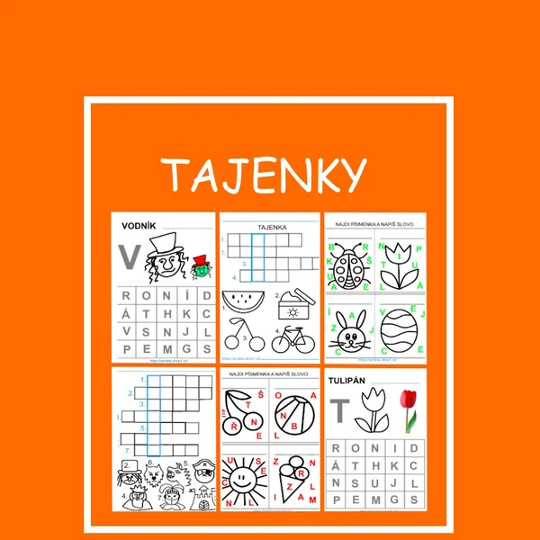 Tajenky, Křížovky