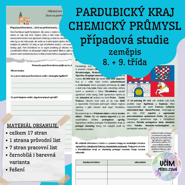 Případová studie - Pardubický kraj, chemický průmysl