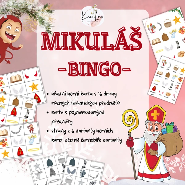 MIKULÁŠ - BINGO
