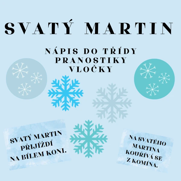 Svatý Martin - nápis a výzdoba