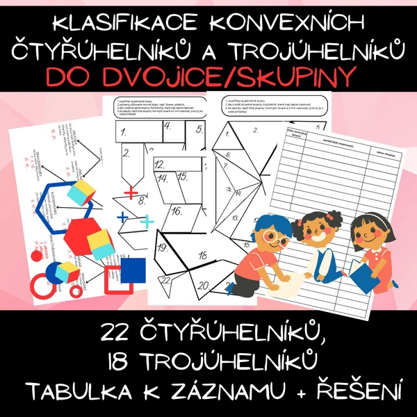Klasifikace konvexních čtyřúhelníků a trojúhelníků