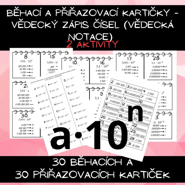 Vědecký zápis čísel (Vědecká notace) 