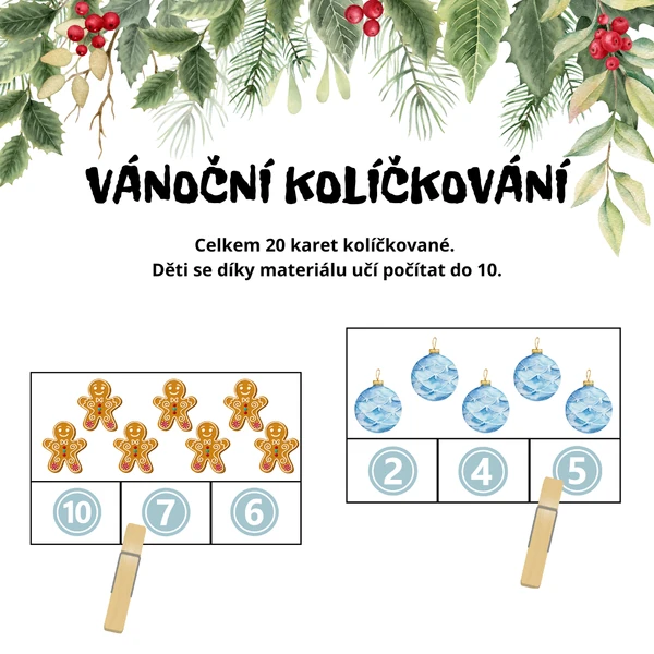 Vánoční kolíčkování