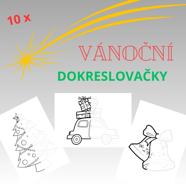Vánoční dokreslovačky