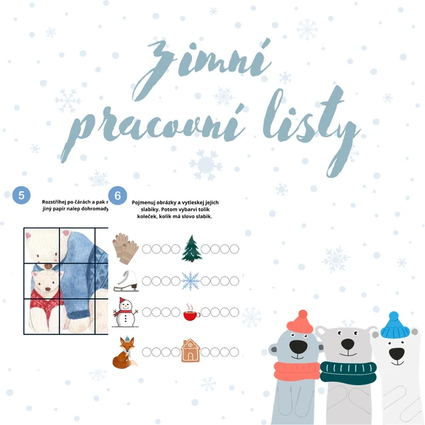 Zimní pracovní listy