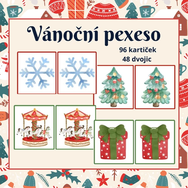 Vánoční pexeso