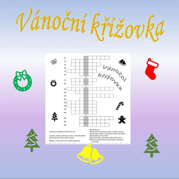 Vánoční křížovka