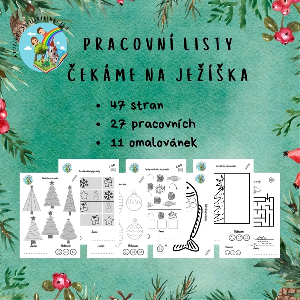 Pracovní listy - Vánoce - Čekáme na Ježíška