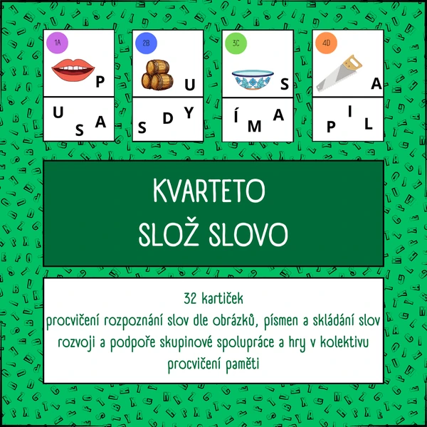 Kvarteto - slož slovo