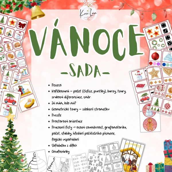 VÁNOCE - SADA