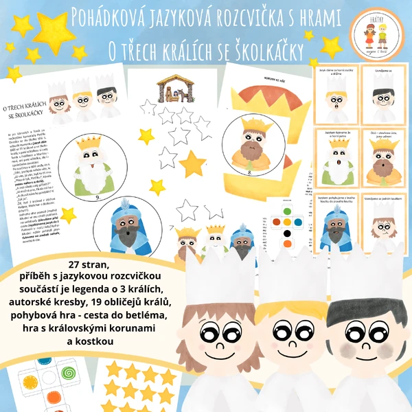 O 3 králích se školkáčky - pohádková jazyková rozcvička s hrami