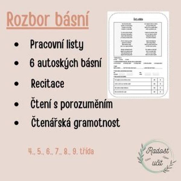 Rozbor básní