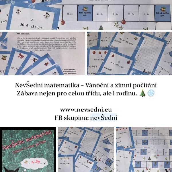 NevŠední matematika - Vánoční a zimní počítání 